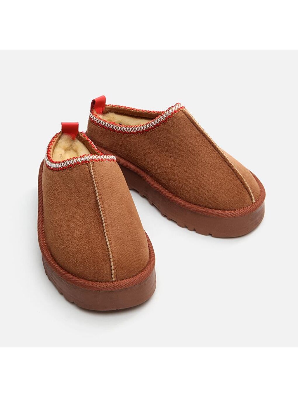 Kahverengi Taba Kadın Terlik-3