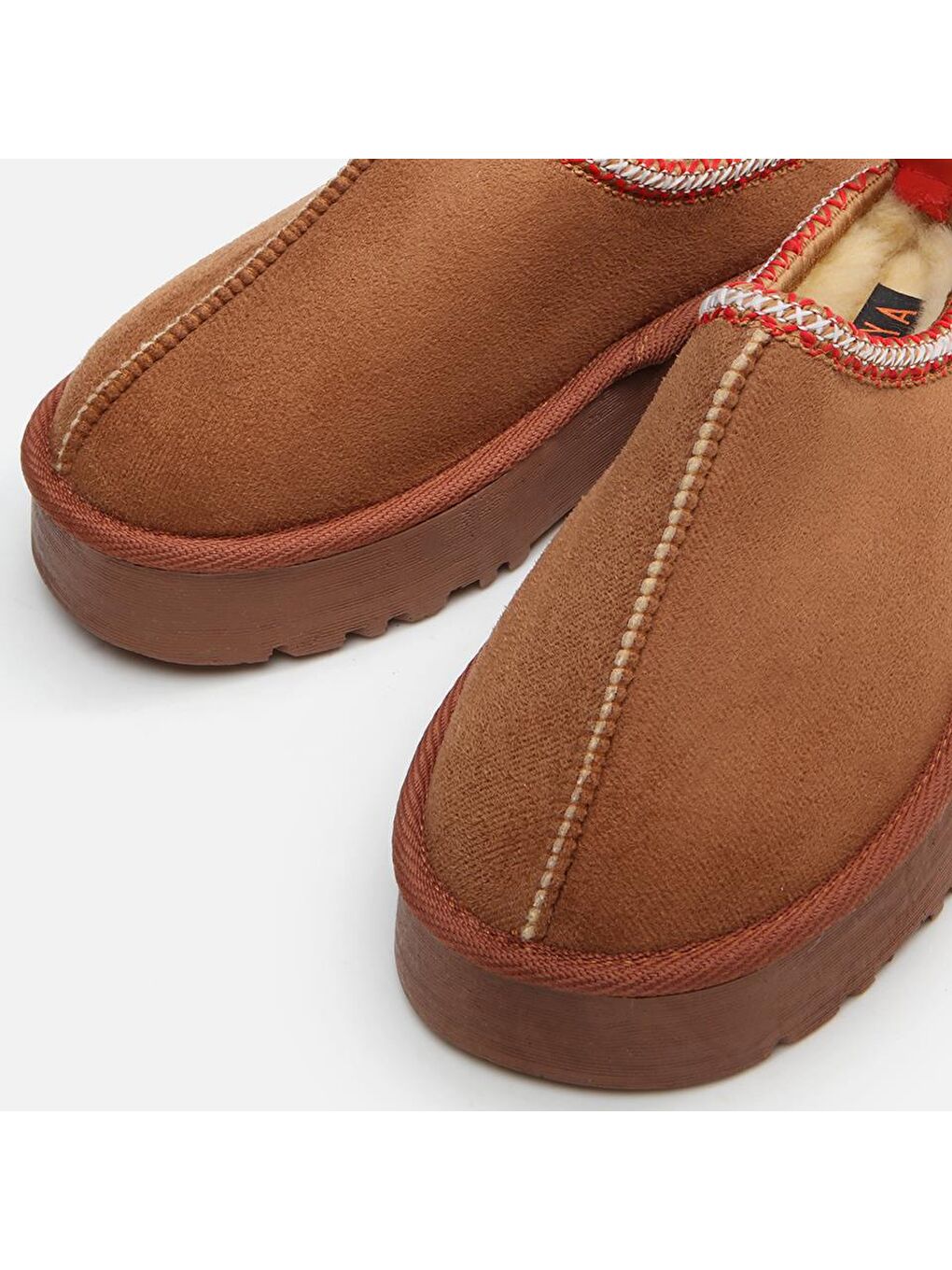 Kahverengi Taba Kadın Terlik-5