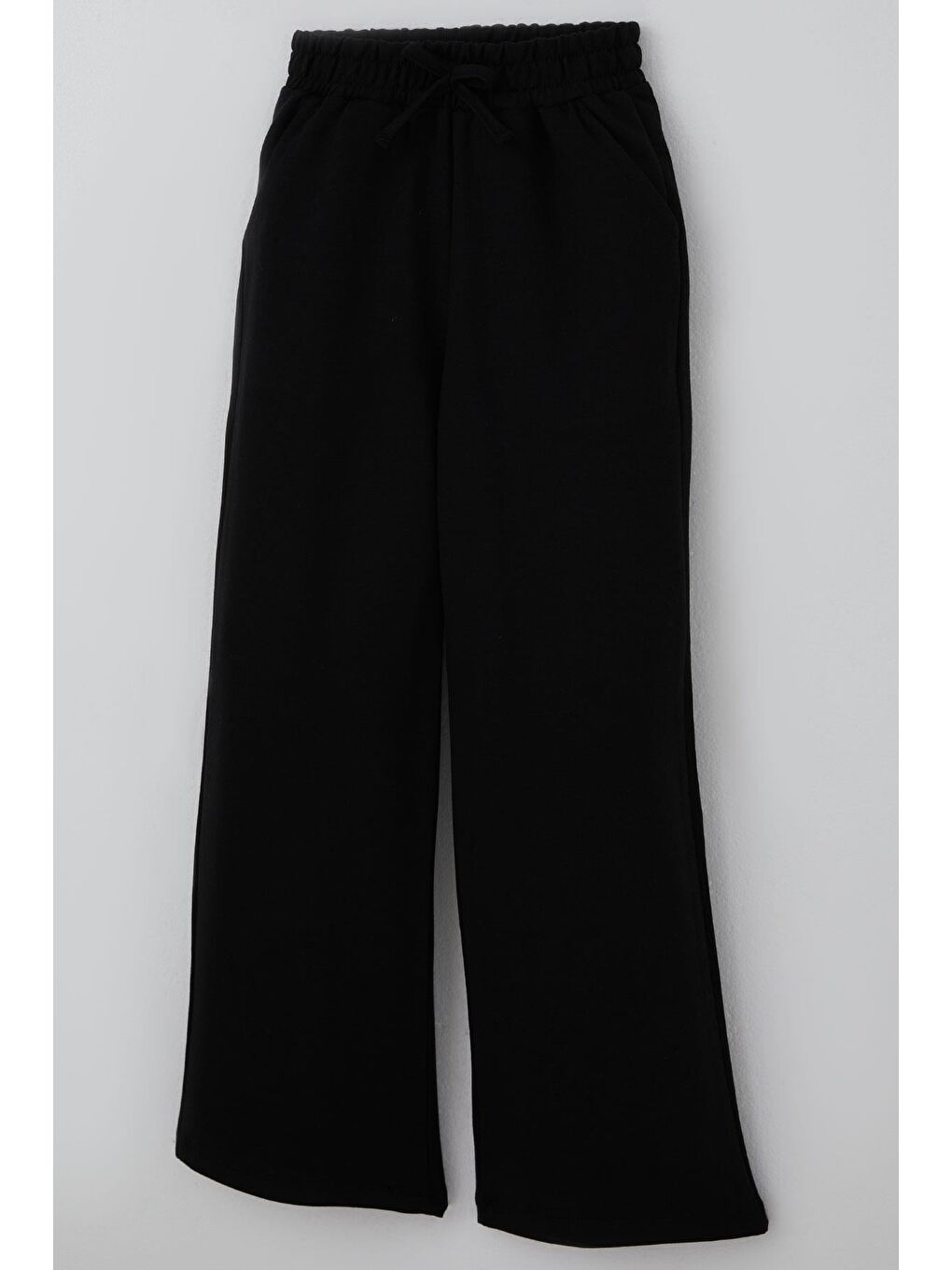 Kız Çocuk Pantolonlu Takım Arma Detaylı Pantolonu Fiyonk Aksesuarlı Siyah (6-12 Yaş)-6