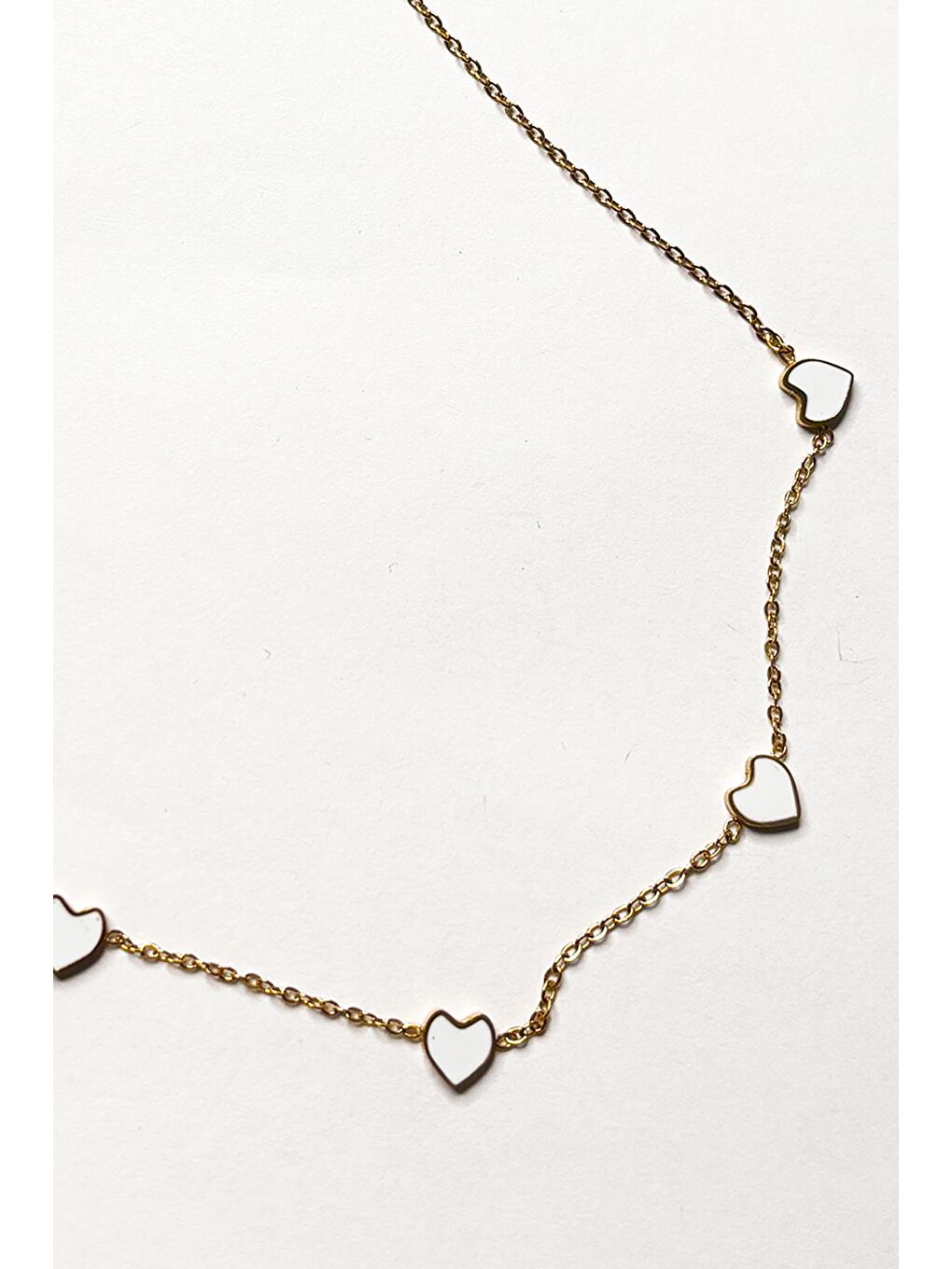 Sarı White Bliss Paslanmaz Çelik Kolye-2