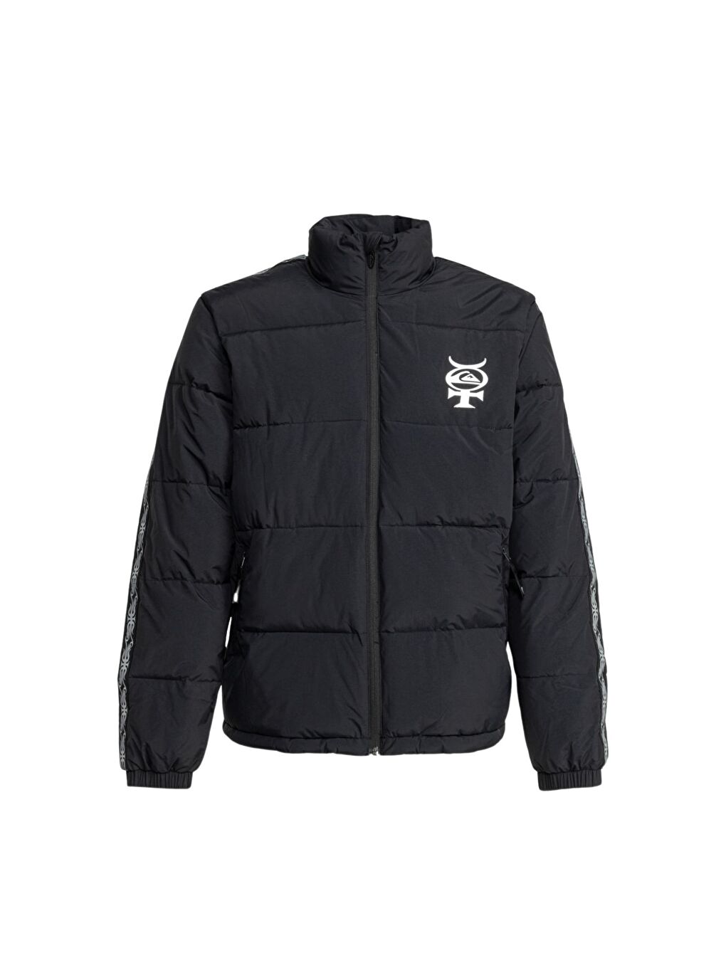 Puff The Dragon Erkek Siyah Snowboard Ceketi-7