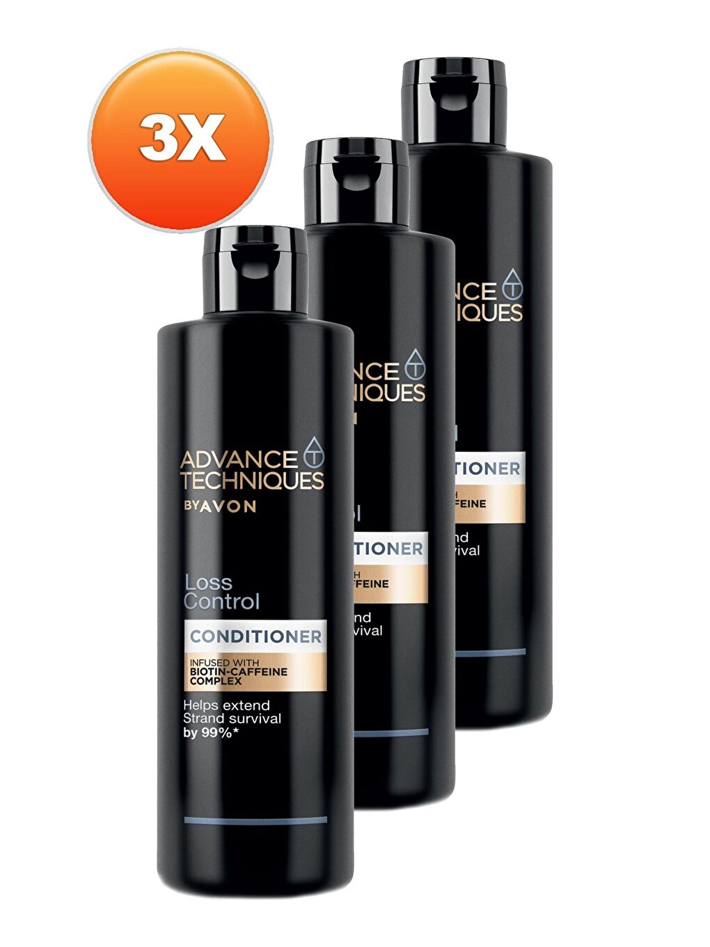 AVON Advance Techniques Koparak Dökülme Karşıtı Saç Kremi 250 Ml. Üçlü Set - 1