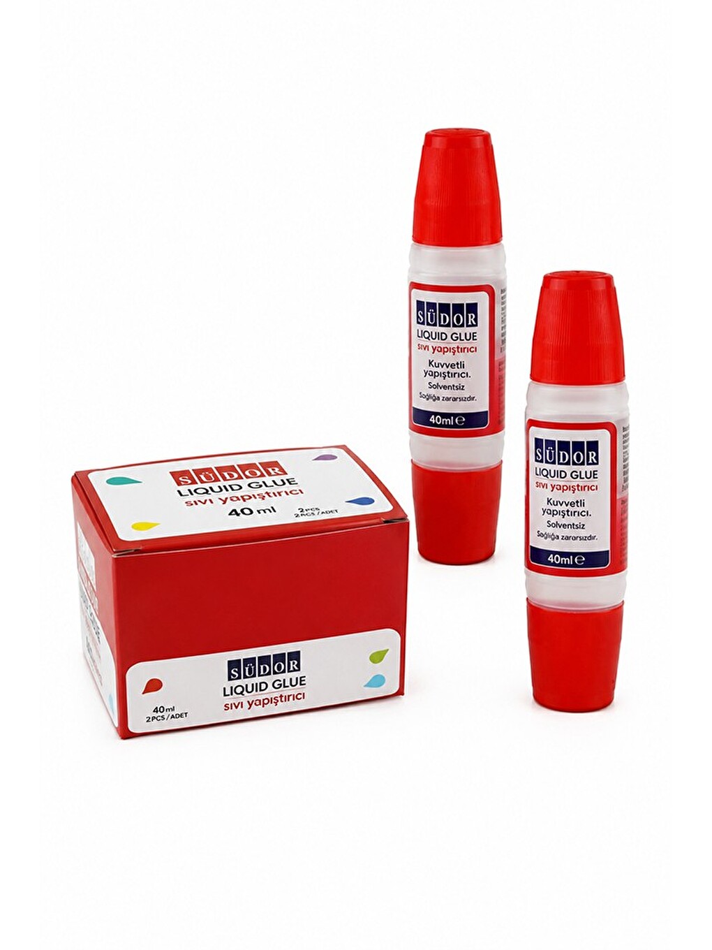 Sıvı Yapıştırıcı Çift Uçlu Şeffaf 30ml 1 Adet Fatih Çift Taraflı Uhu Kağıt Karton Yapıştırıcısı Okul-1