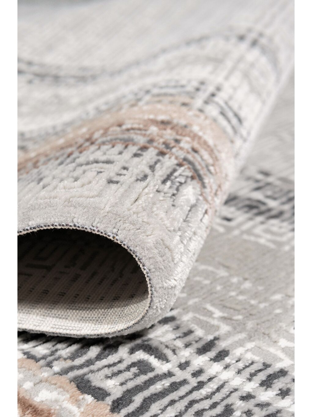 Gri Leo 2982 Modern Dokuma Halı-100x200-1