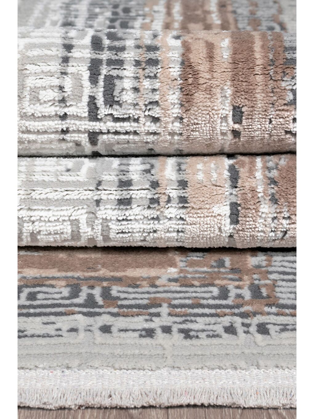 Gri Leo 2982 Modern Dokuma Halı-100x200-2