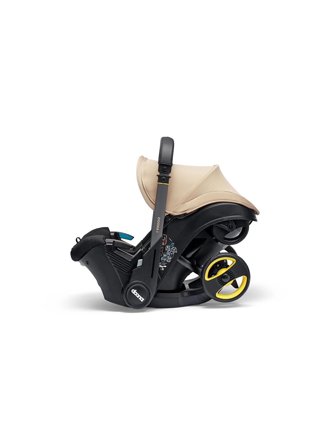 İ Bebek Arabasına Dönüşen İ-size Ana Kucağı Oto Koltuğu + Isofix Baza-6