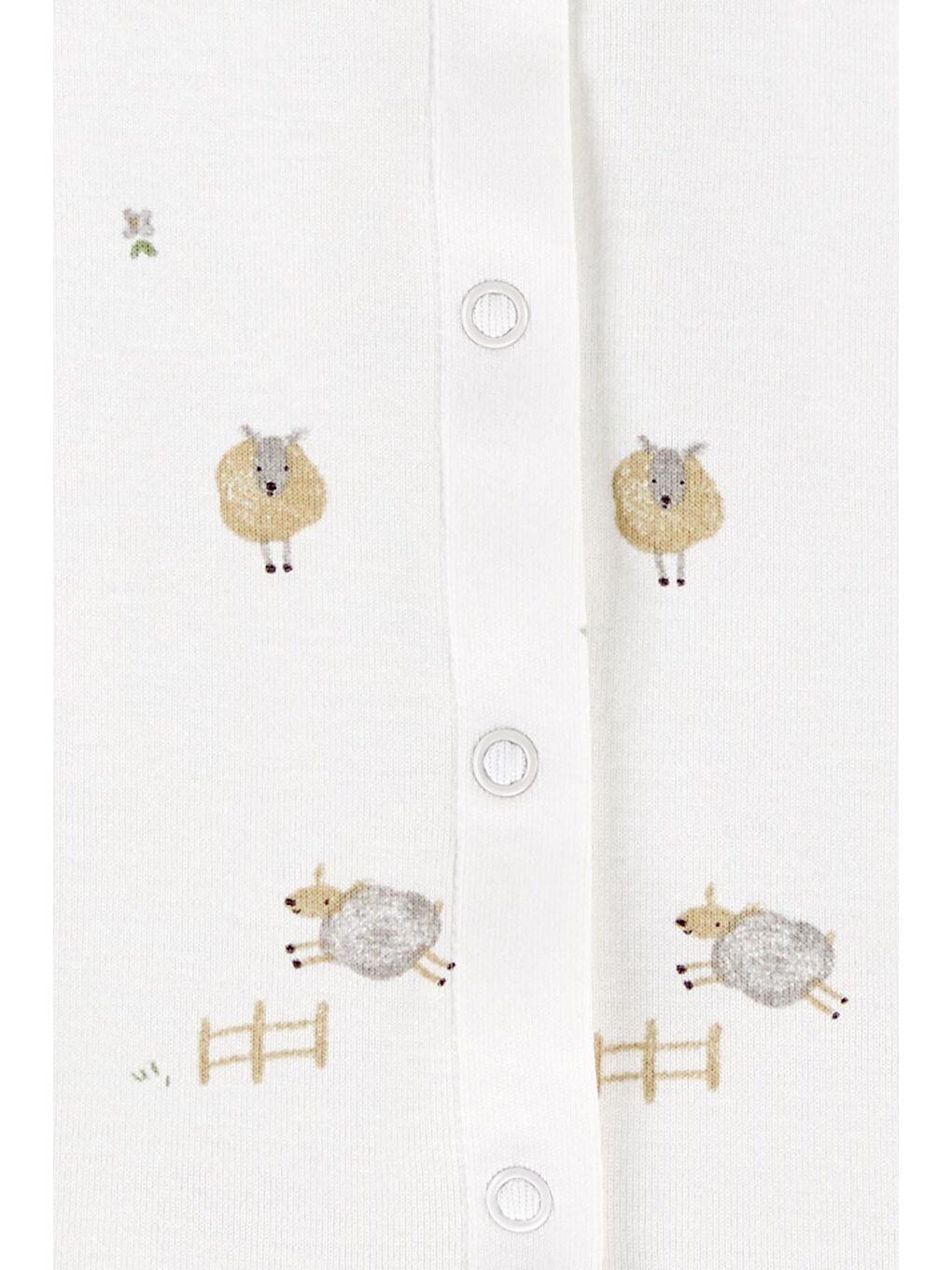 Beyaz Bebek Tulumlu Set-2