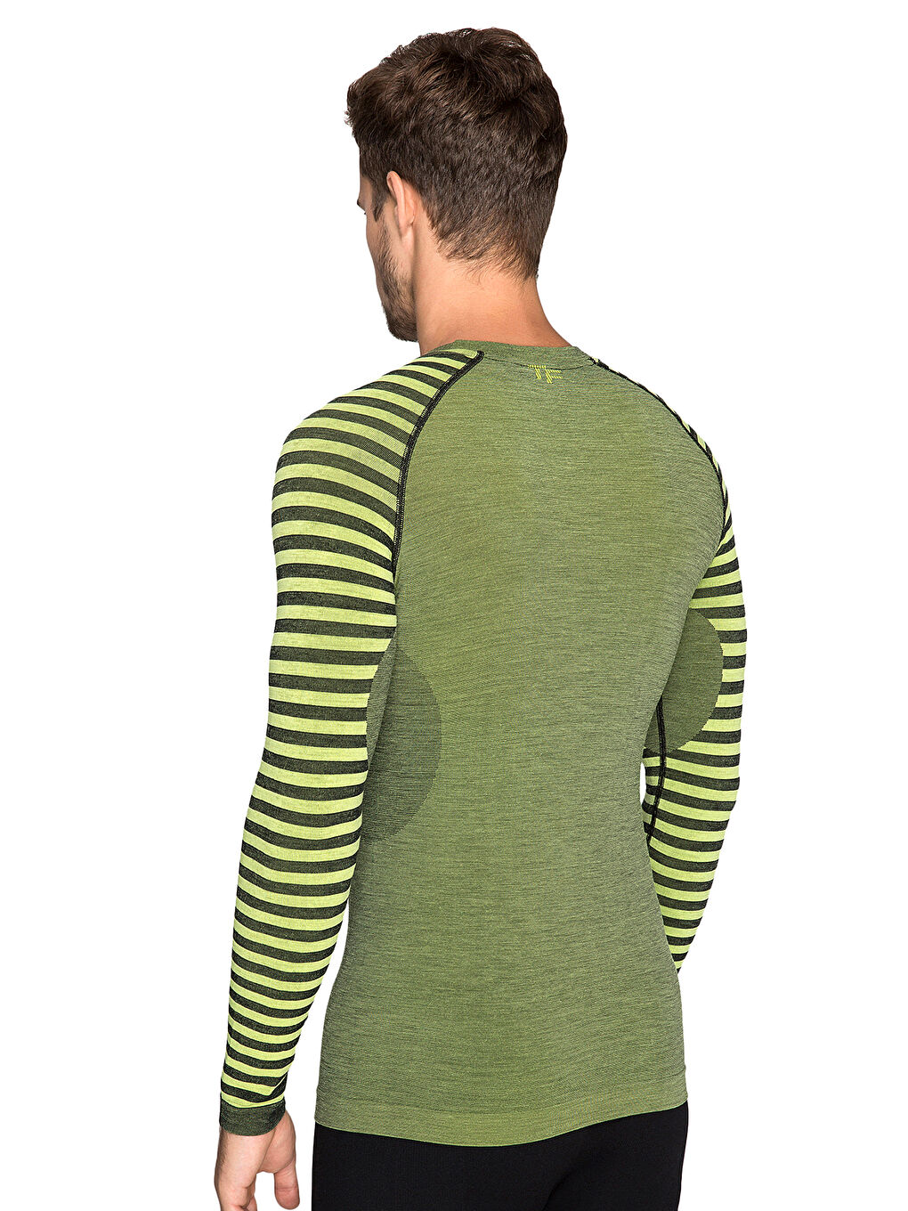 Yeşil Ultimate Merıno Erkek Seamless Termal Sweatshirt YESIL-1