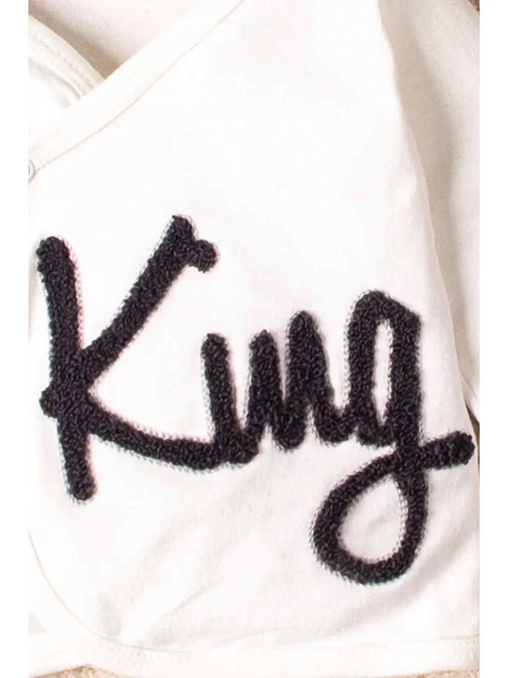 Beyaz King 3 Parça Hastane Çıkış Seti Bebek Takımı-2