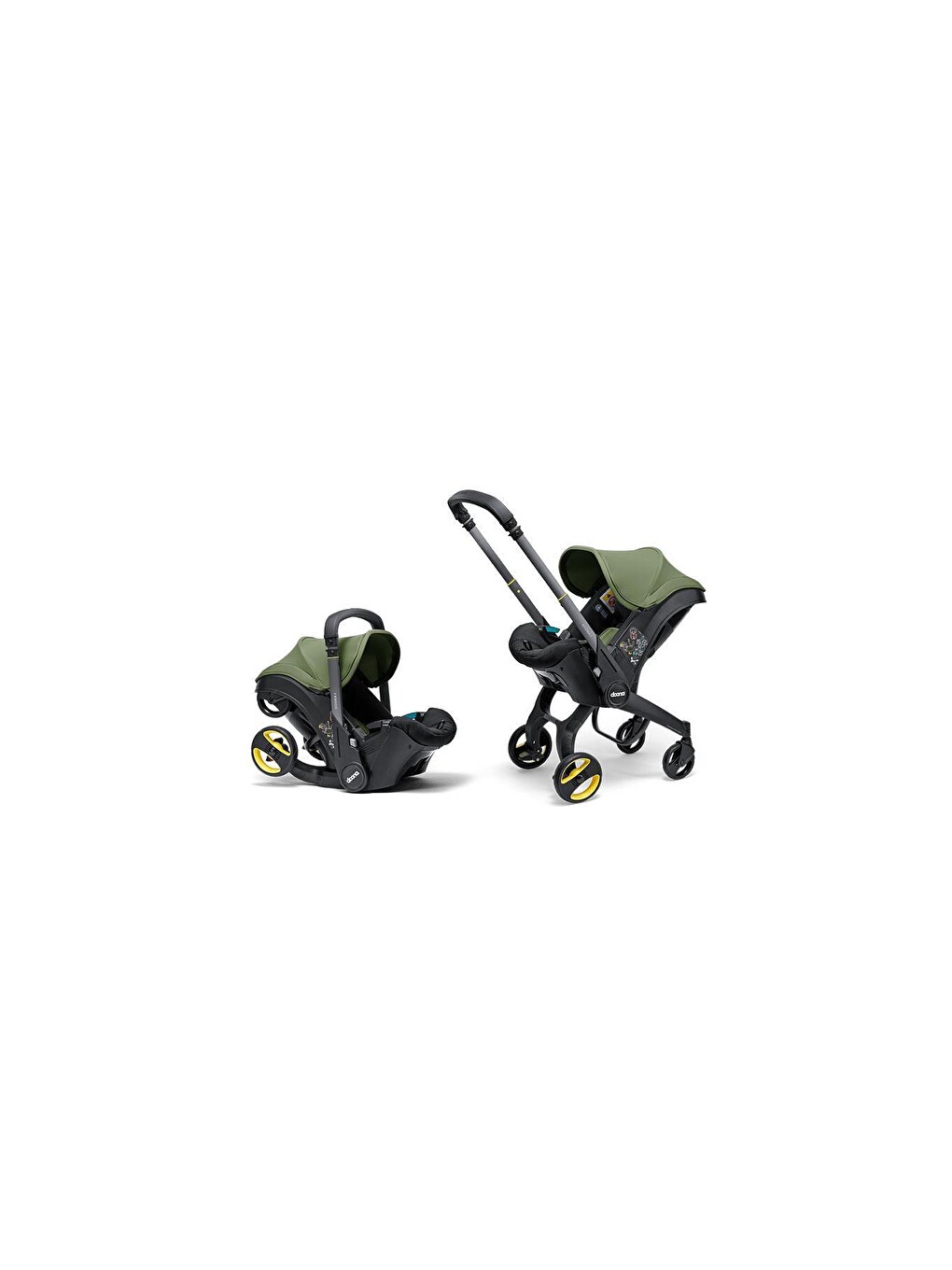 İ Bebek Arabasına Dönüşen İ-size Ana Kucağı Oto Koltuğu + Isofix Baza-3