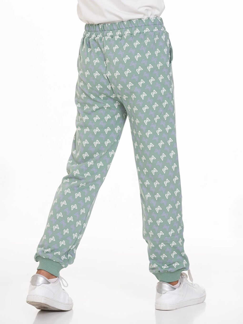 Yeşil Kelebek Baskılı Eşofman Altı 54932-4