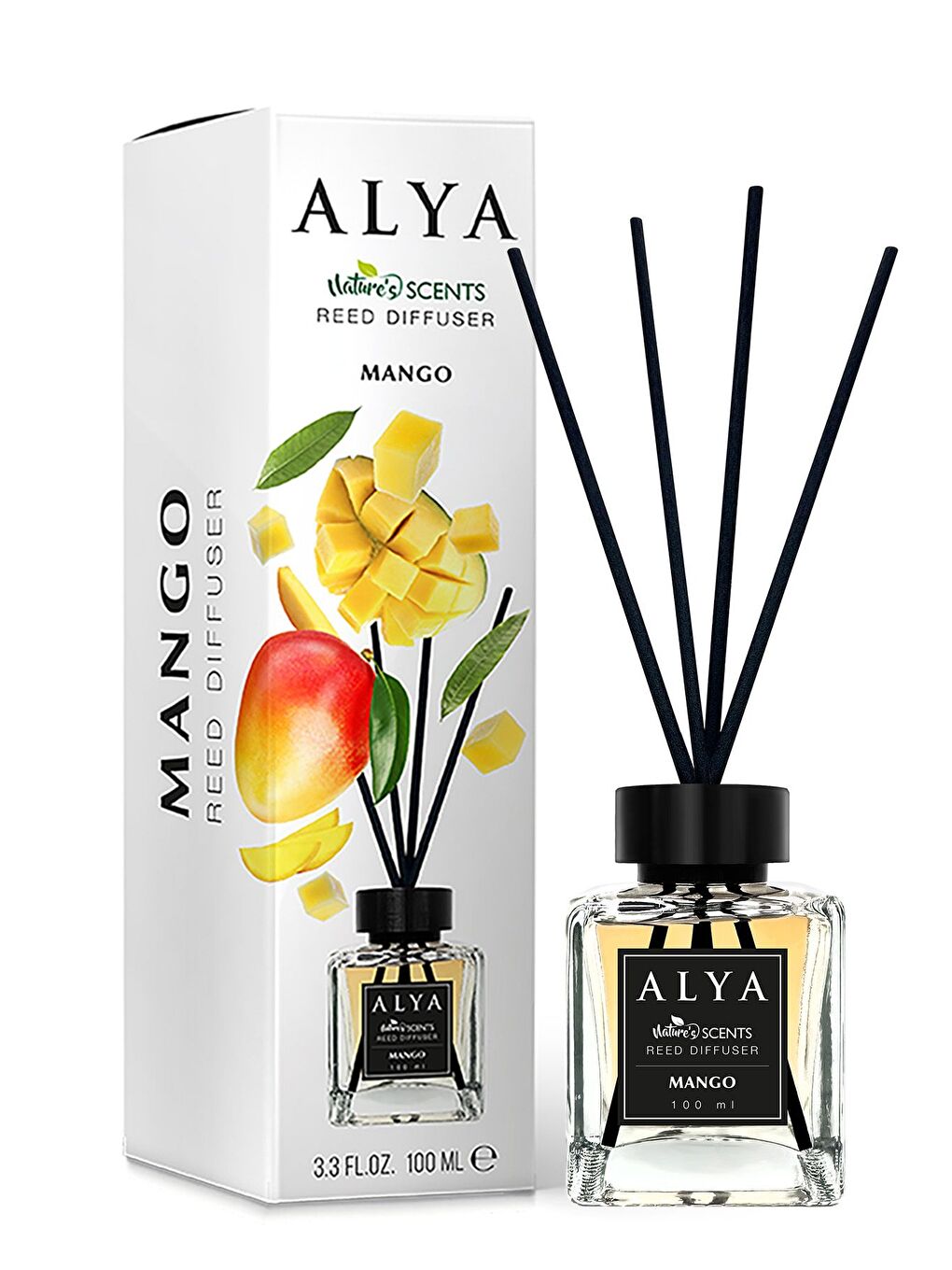 Alya Karışık Nature's Scents Mango Bambu Çubuklu Oda Kokusu- Mango Kokusu - 1