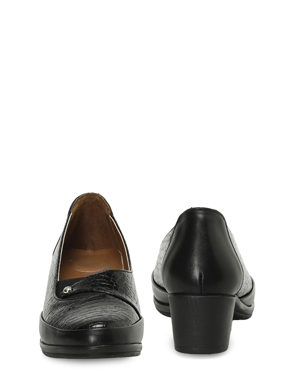 105259.KZ4PR Siyah Kadın Topuklu Ayakkabı-4