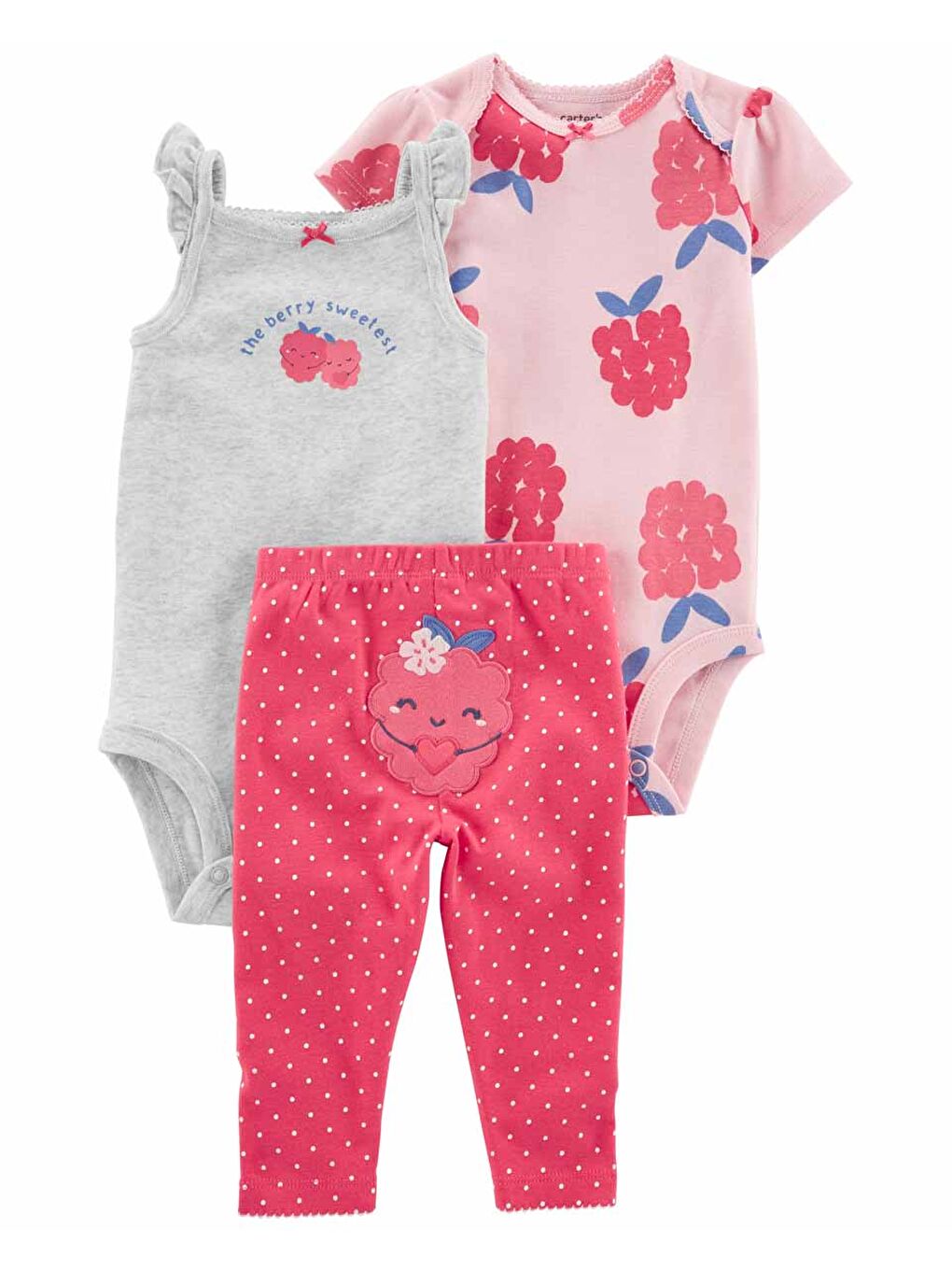 Carter's Pembe Kız Bebek 3Lü Set