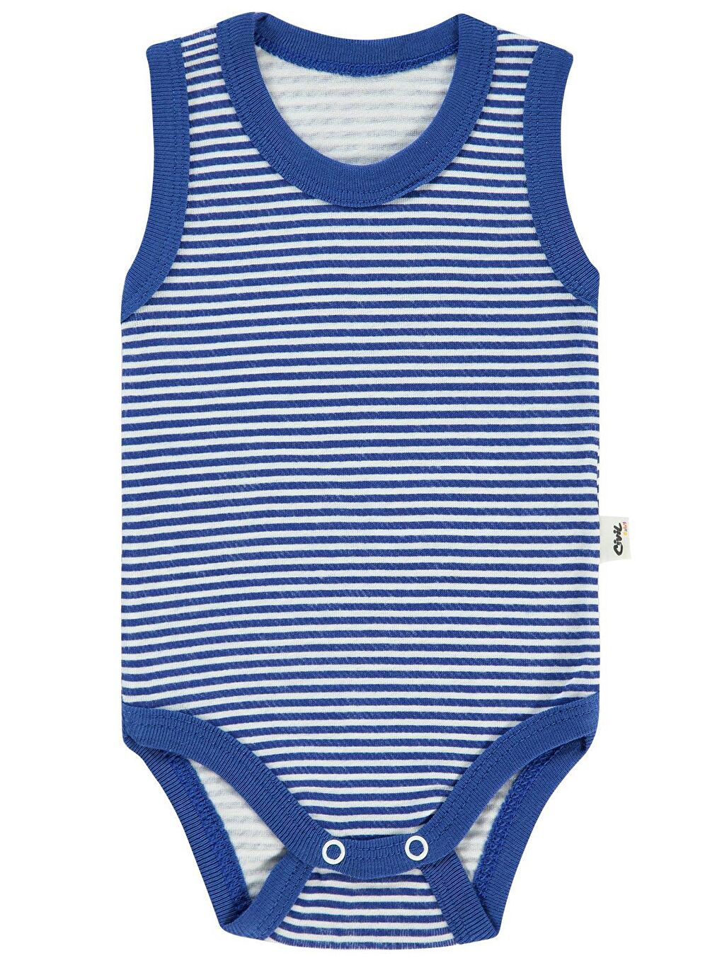 Civil Lacivert Baby Bebek Çıtçıtlı Badi 1-36 Ay Lacivert