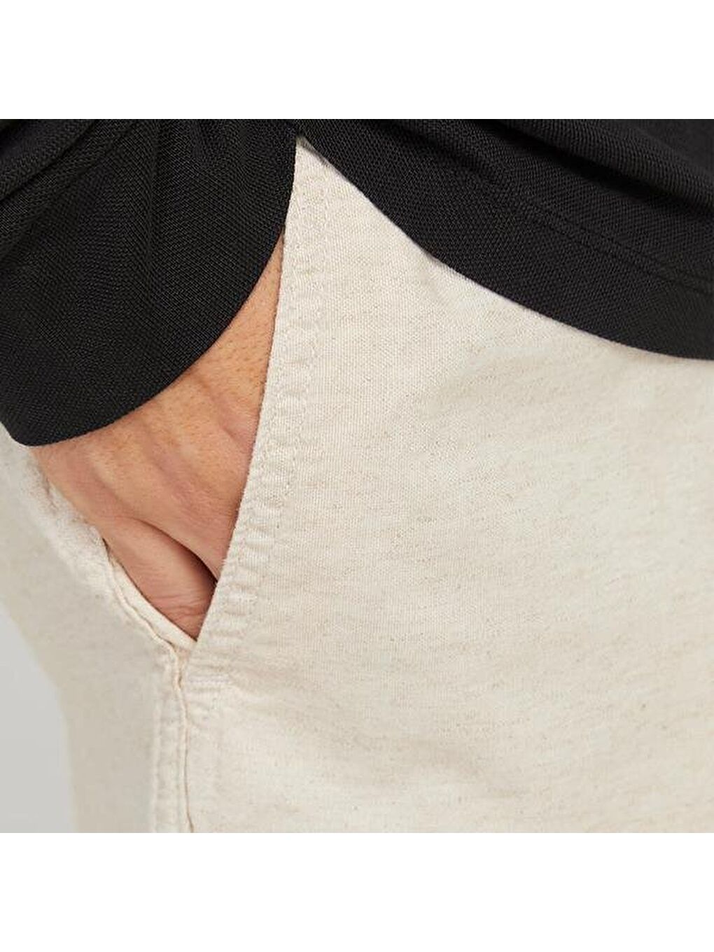 Jack&Jones Jaiden Campaign Hybrid Bondi Erkek Bej Şort-4