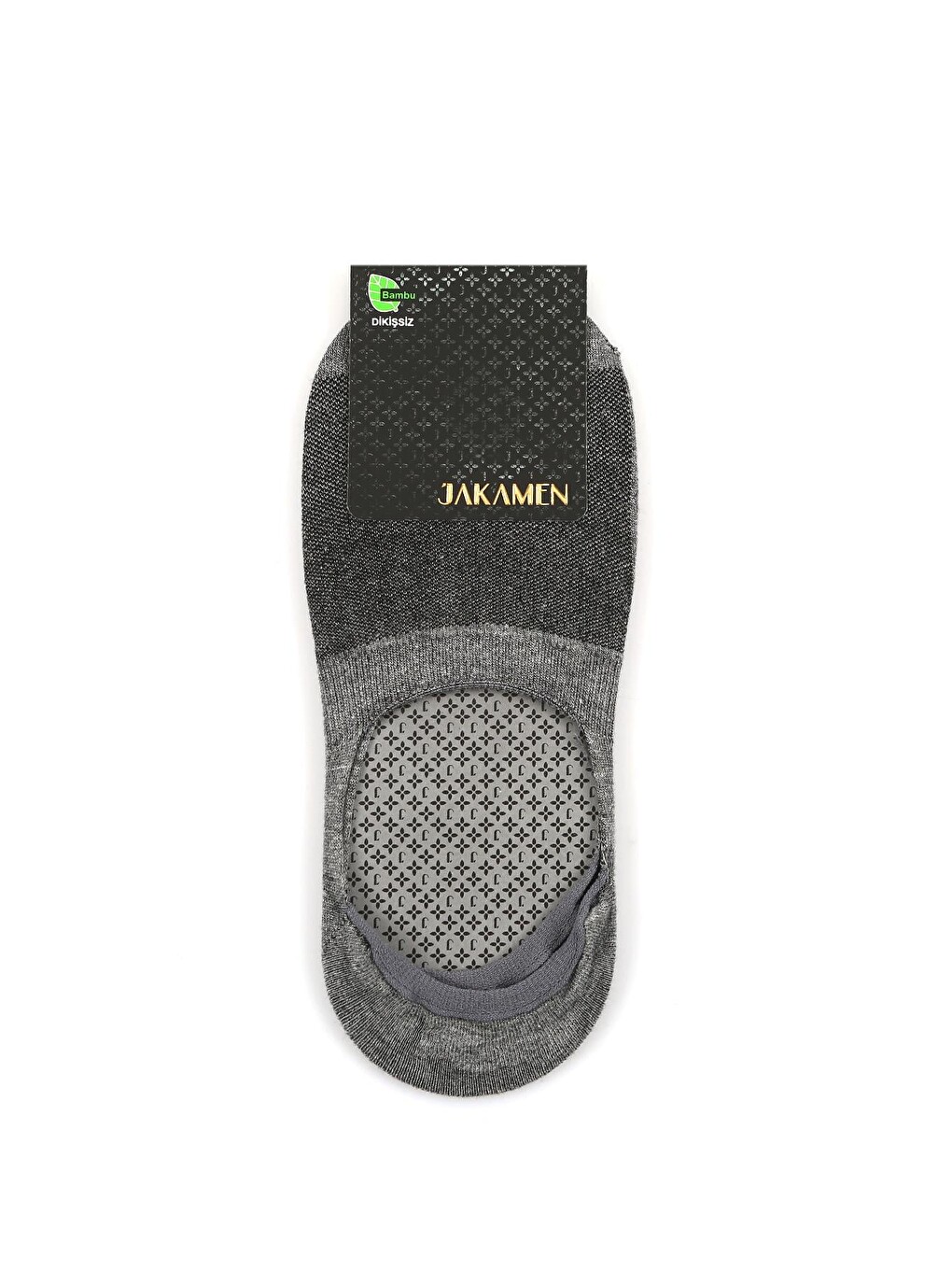 Gri Bambu Babet Çorap