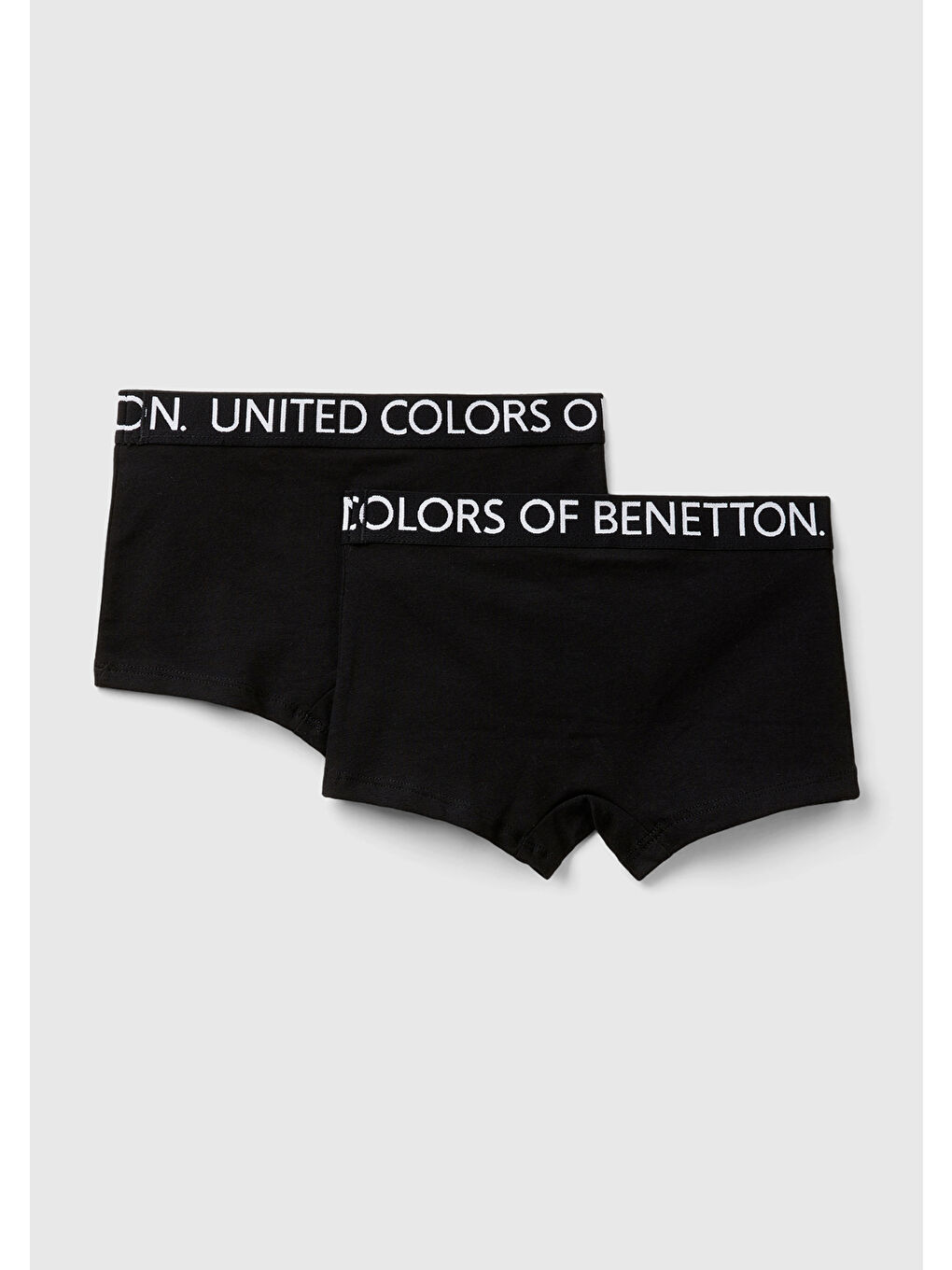 United Colors Of Benetton Erkek Çocuk Siyah Mix Beli Logo Baskılı 2'li Boxer Seti - 1