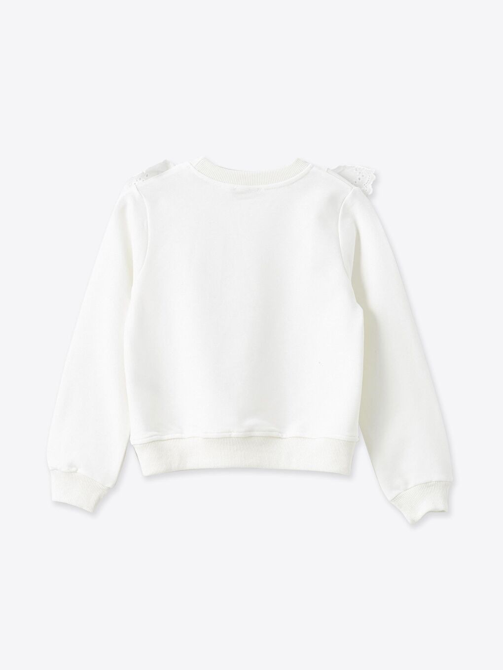 Little Star Krem Kız Çocuk Fistolu Sweatshirt - 2