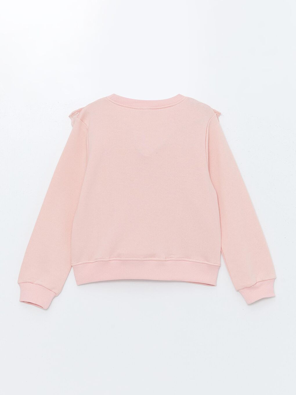 Little Star Pudra Pembe Kız Çocuk Fistolu Sweatshirt - 2