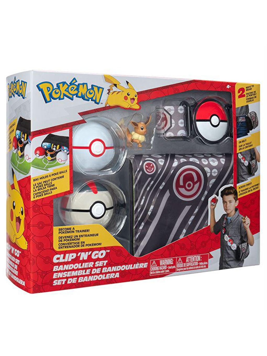 Pokemon Karışık Clip 'N' Go Bandolier Büyük Set PKW3157