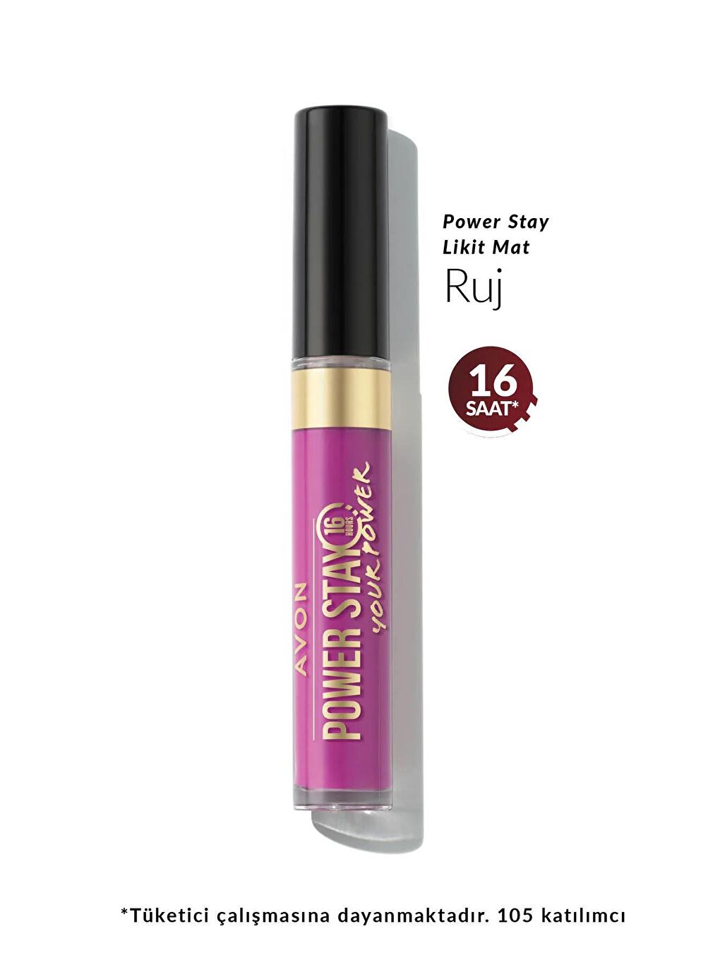 AVON Power Stay Likit Ruj Overdrive Orchid - 1