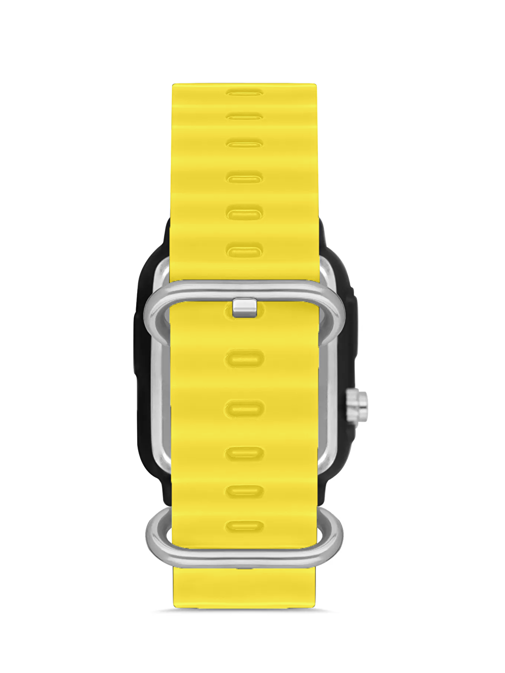 Sarı Silikon Unisex Dijital Led Kol Saati-2