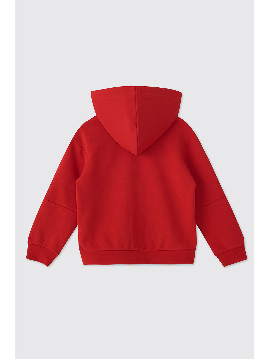 Erkek Çocuk Fermuarlı Kırmızı Sweatshirt-1