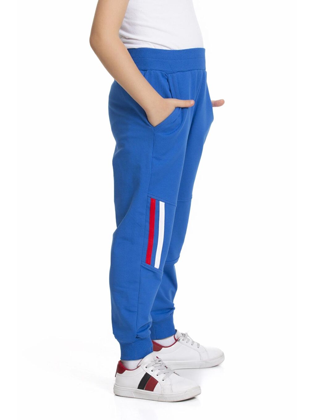 Mavi Şerit Biyeli Eşofman Altı 54603-1