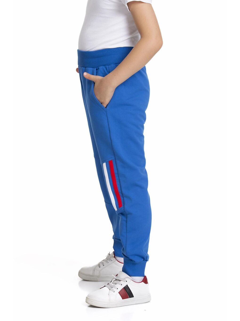 Mavi Şerit Biyeli Eşofman Altı 54603-2