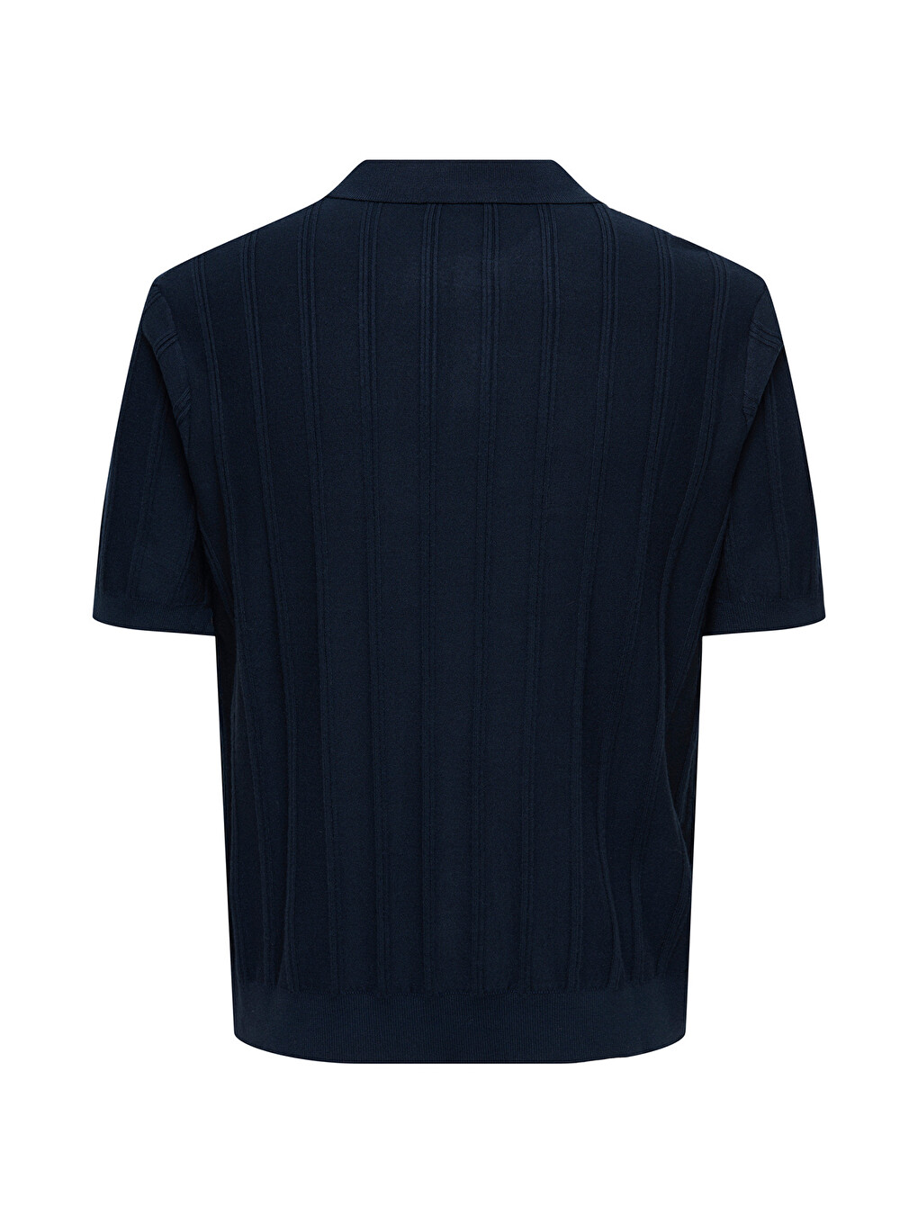 Lacivert Onsthıjs Çizgili Regular Fit Kısa Kollu Polo Yaka T Shirt 22036558-1