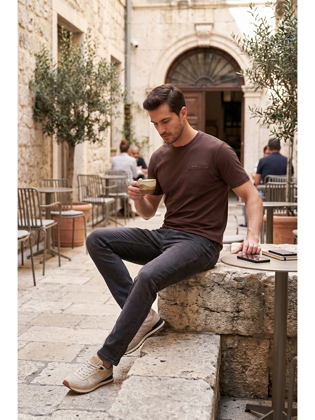 Siyah Pamuklu Comfort Fit Normal Bel Jeans 4412C88TEXAS