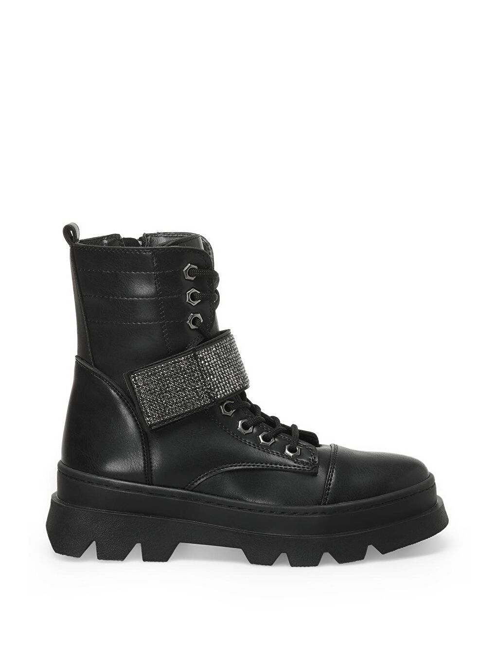 22K-950 2PR Siyah Kadın Rock Bot-1