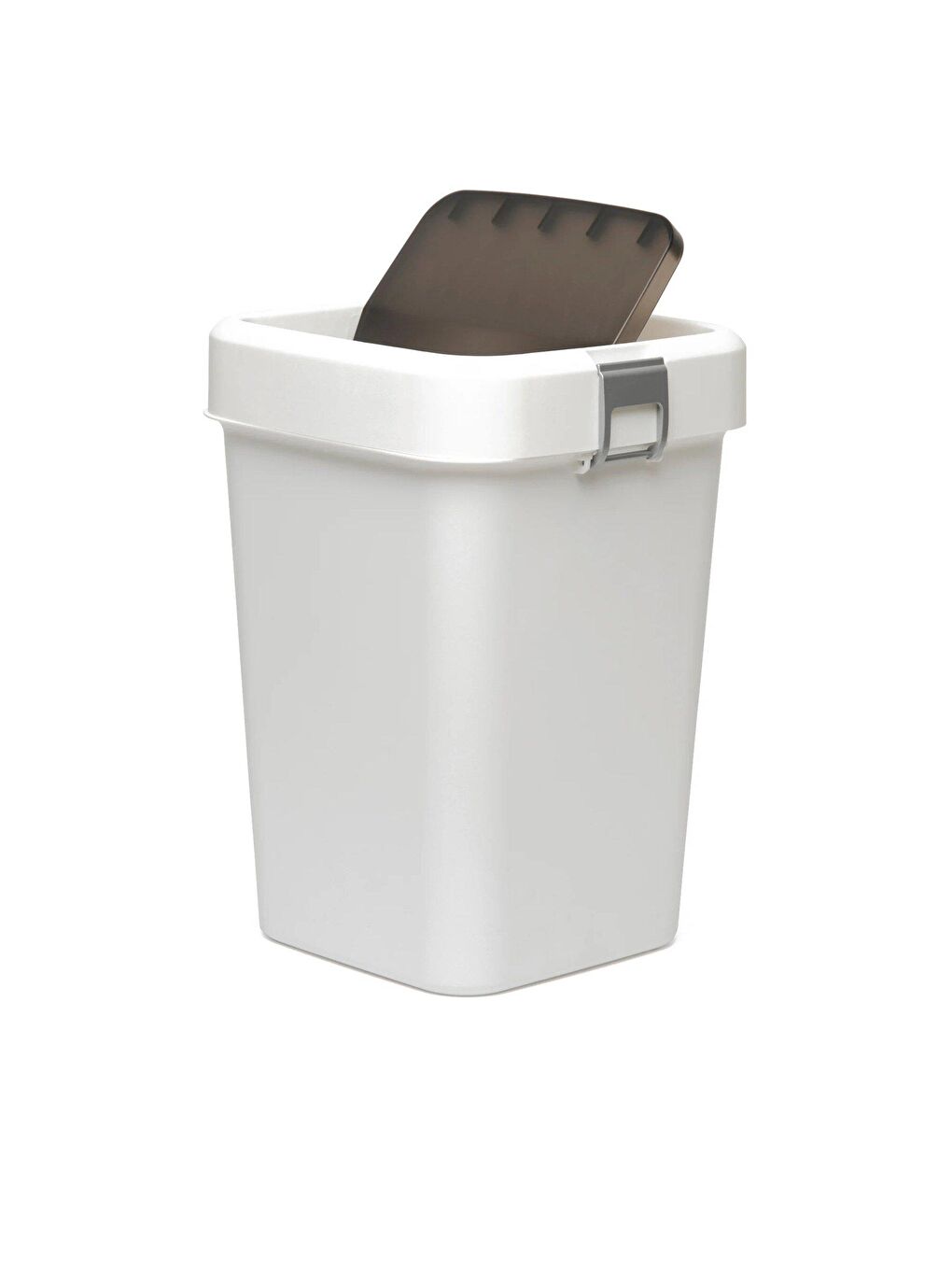 Motek Beyaz Comfort Dustbin 8 Litre Çöp Kutusu Kovası Beyaz - 4