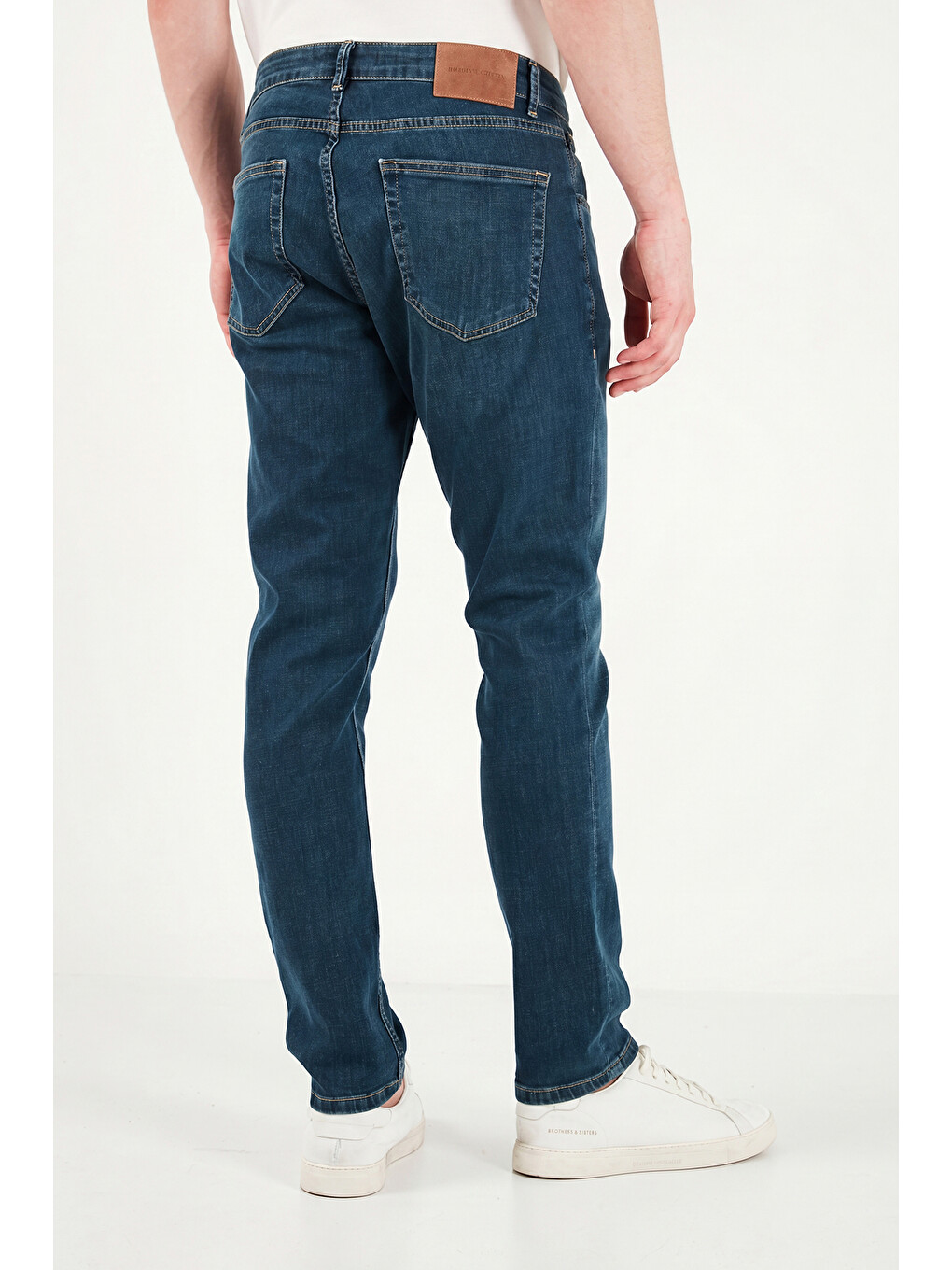 Yeşil Pamuklu Normal Kalıp Normal Bel Jeans 2203C55PARMA-6