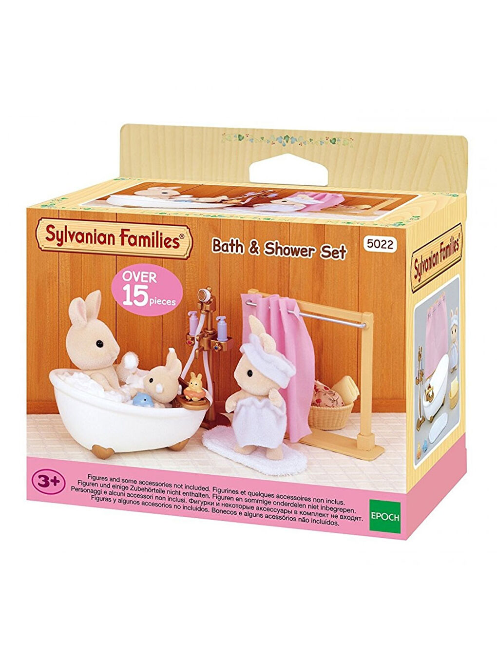 Sylvanian Families Renksiz Banyo ve Duş Seti 5022 - 3