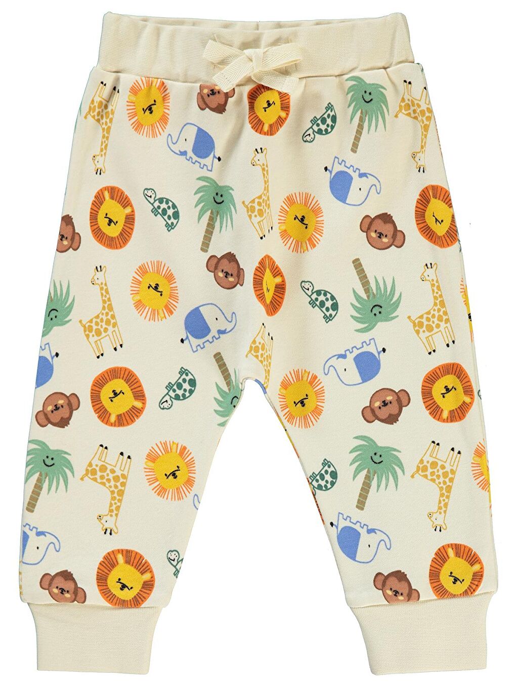 Bej Baby Erkek Bebek Patiksiz Tek Alt 6-18 Ay Fil Dişi