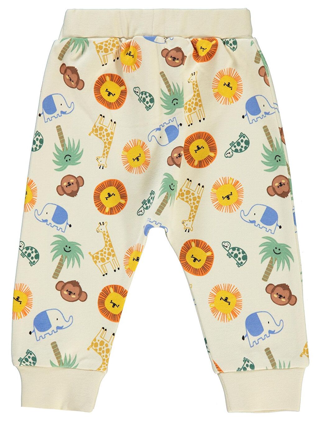 Bej Baby Erkek Bebek Patiksiz Tek Alt 6-18 Ay Fil Dişi-1