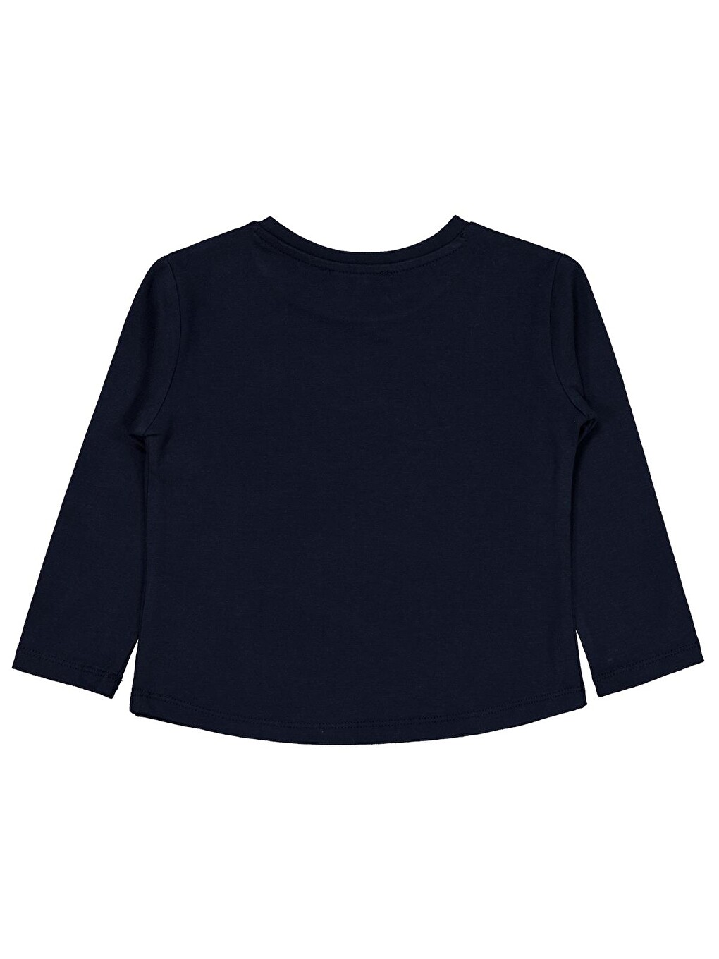 Girls Kelebek Baskılı 2-5 Yaş Sweatshirt - Lacivert-1