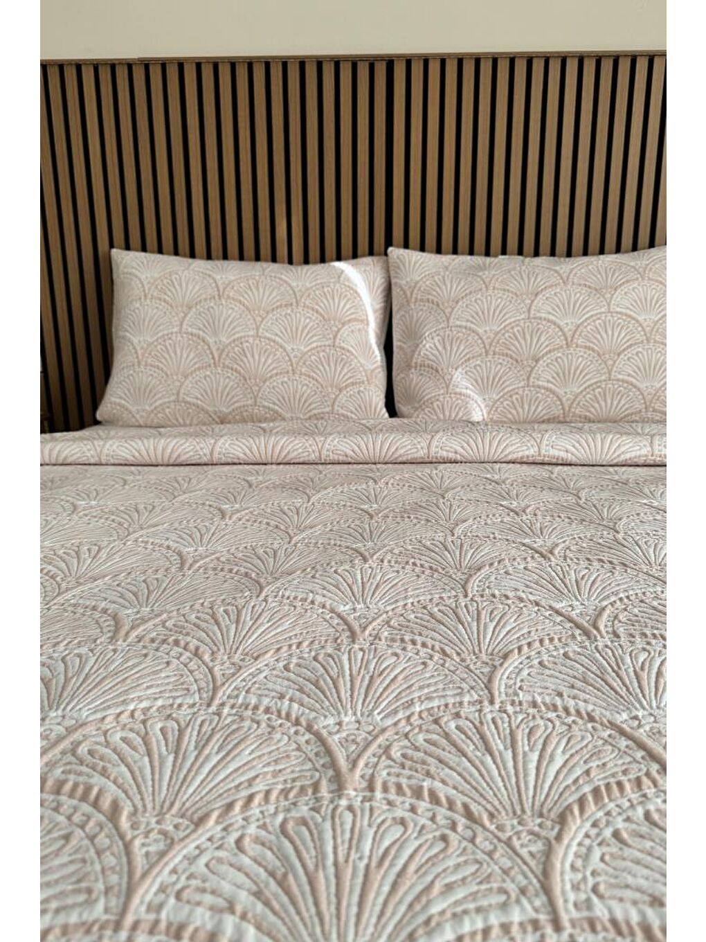 Karışık Lume 3 Parça Çift Kişilik Yatak Örtüsü 235x245 cm-1