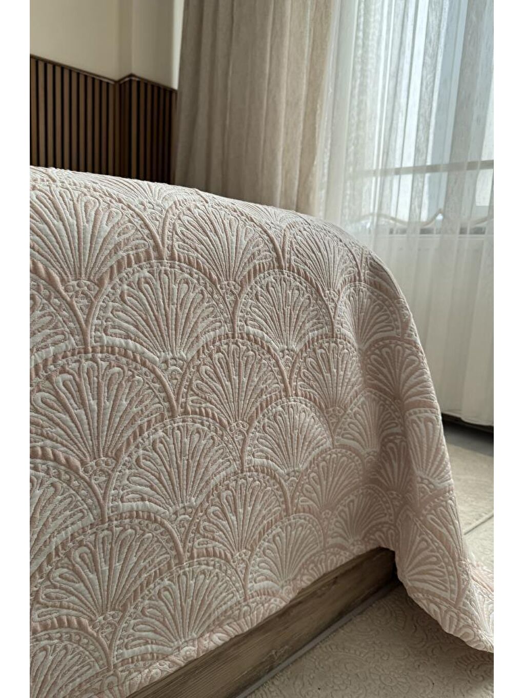 Karışık Lume 3 Parça Çift Kişilik Yatak Örtüsü 235x245 cm-2