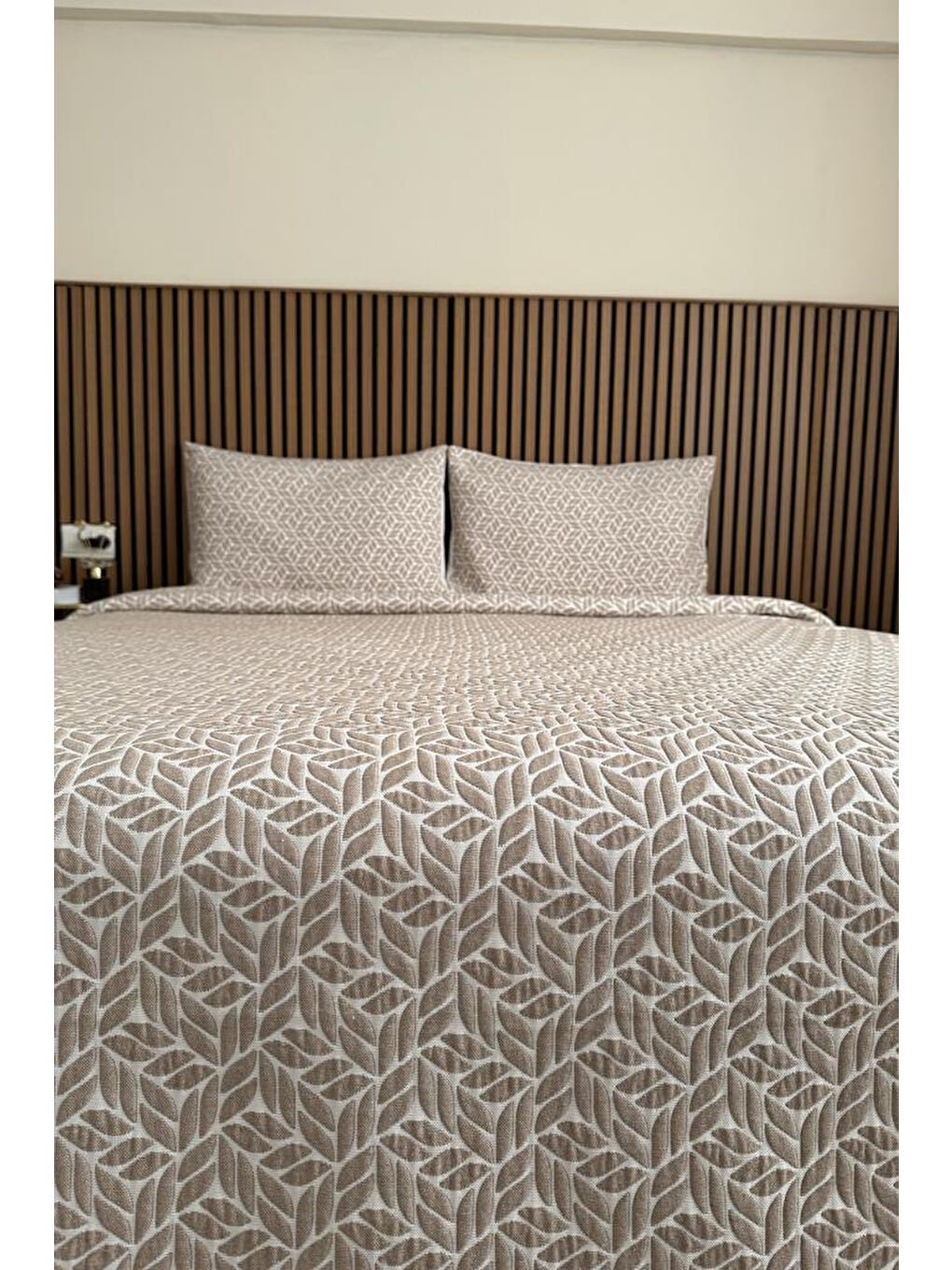 Karışık Salvia 3 Parça Çift Kişilik Yatak Örtüsü 235x245 cm-2