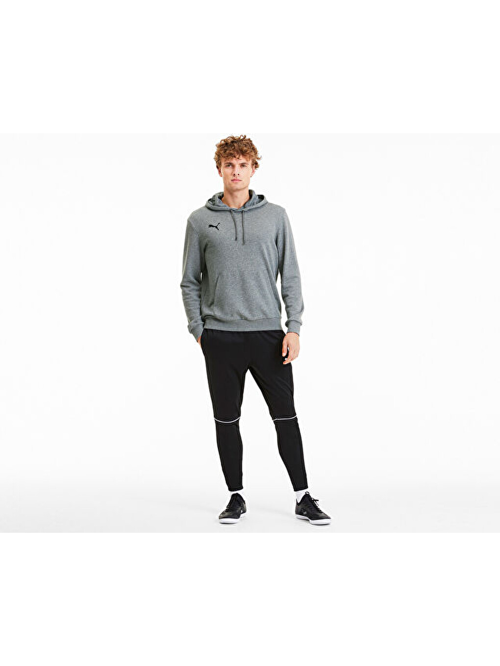 65658033 Teamgoal 23 Causals Hoody Erkek Sweatshirts Gri-4