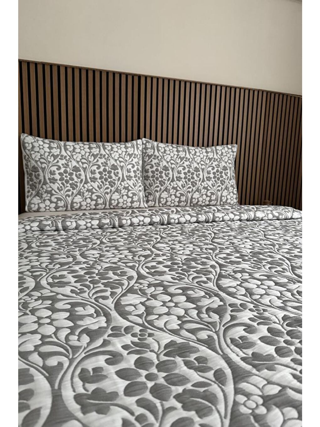 Karışık Balance 3 Parça Çift Kişilik Yatak Örtüsü 235x245 cm-1