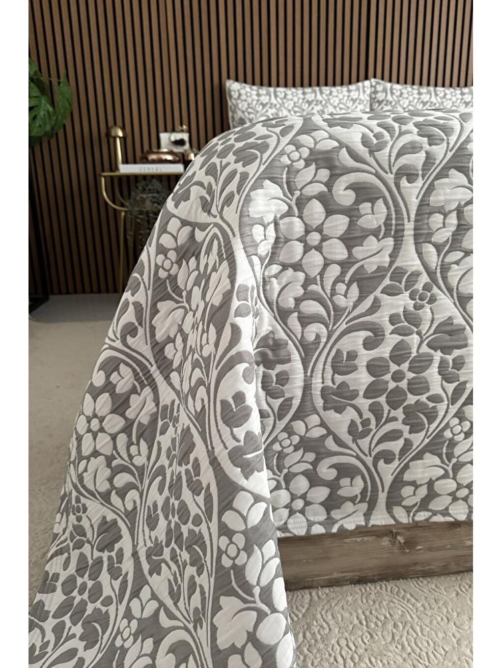 Karışık Balance 3 Parça Çift Kişilik Yatak Örtüsü 235x245 cm-3