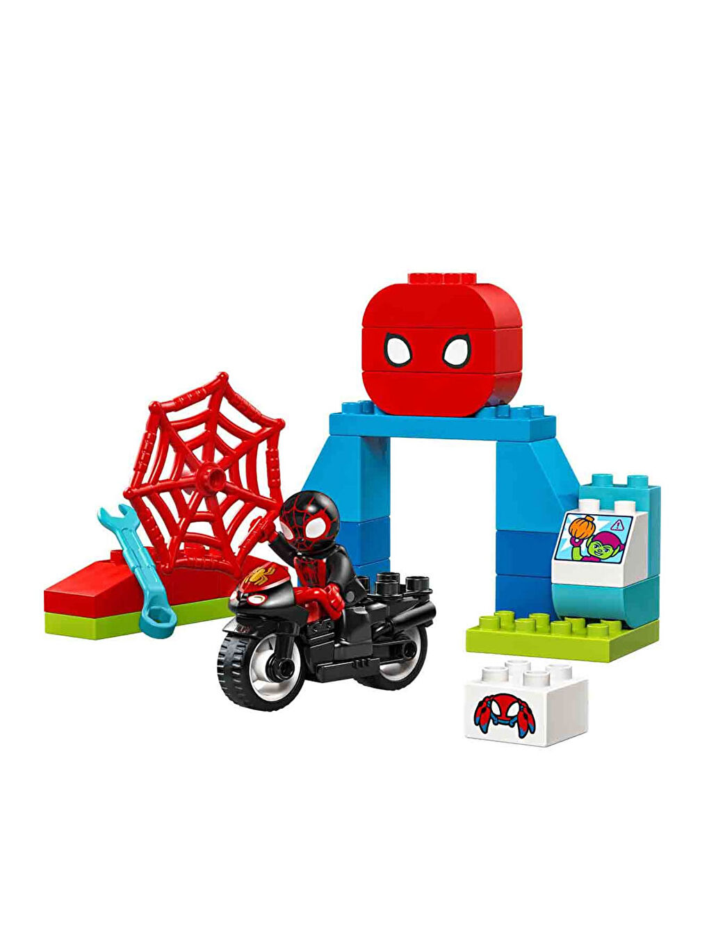 Lego Renksiz DUPLO Marvel Spin in Motosiklet Macerası Seti - 4