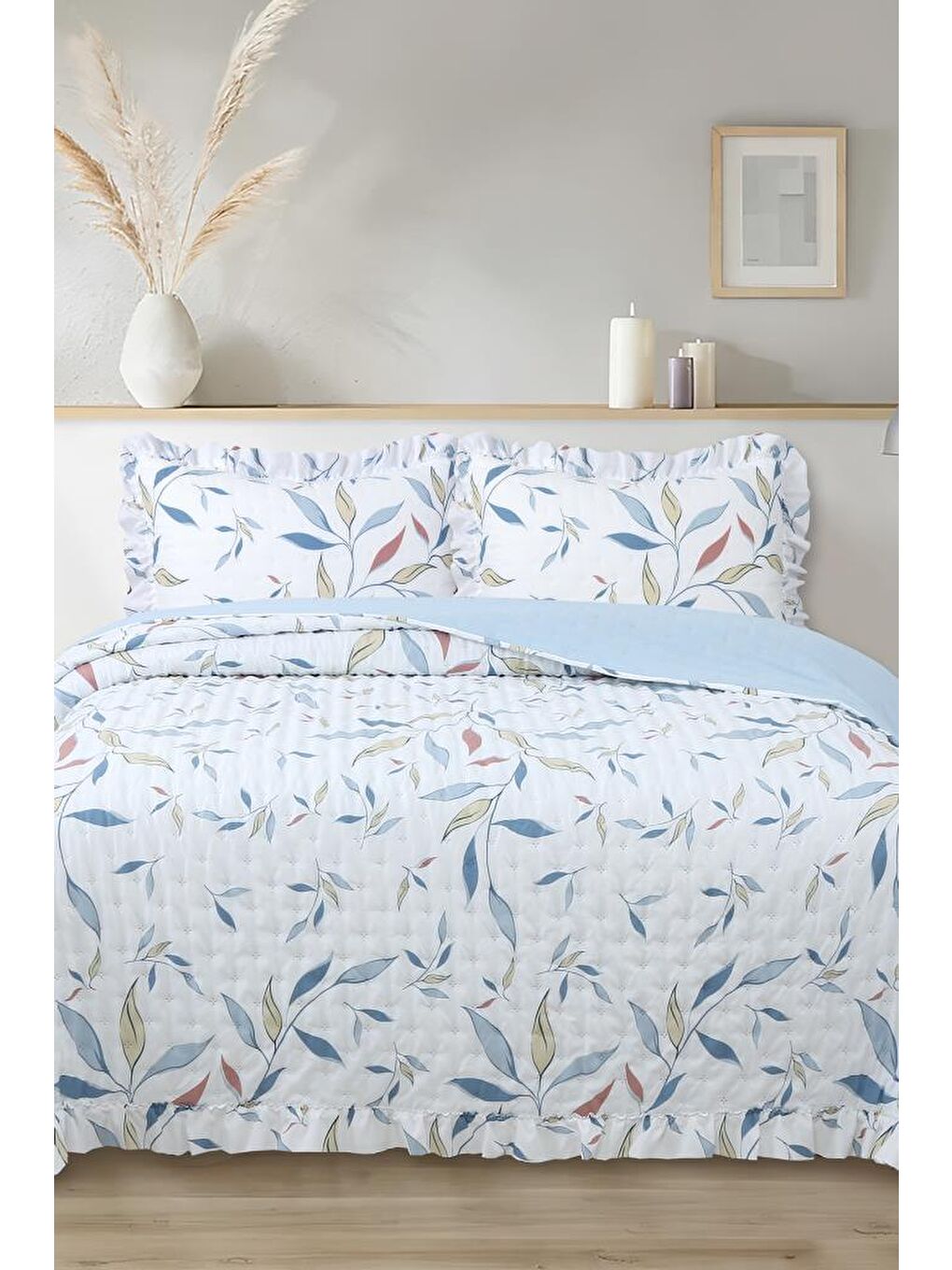 Karışık Bükreş Çift Kişilik Yatak Örtüsü 240x260 cm