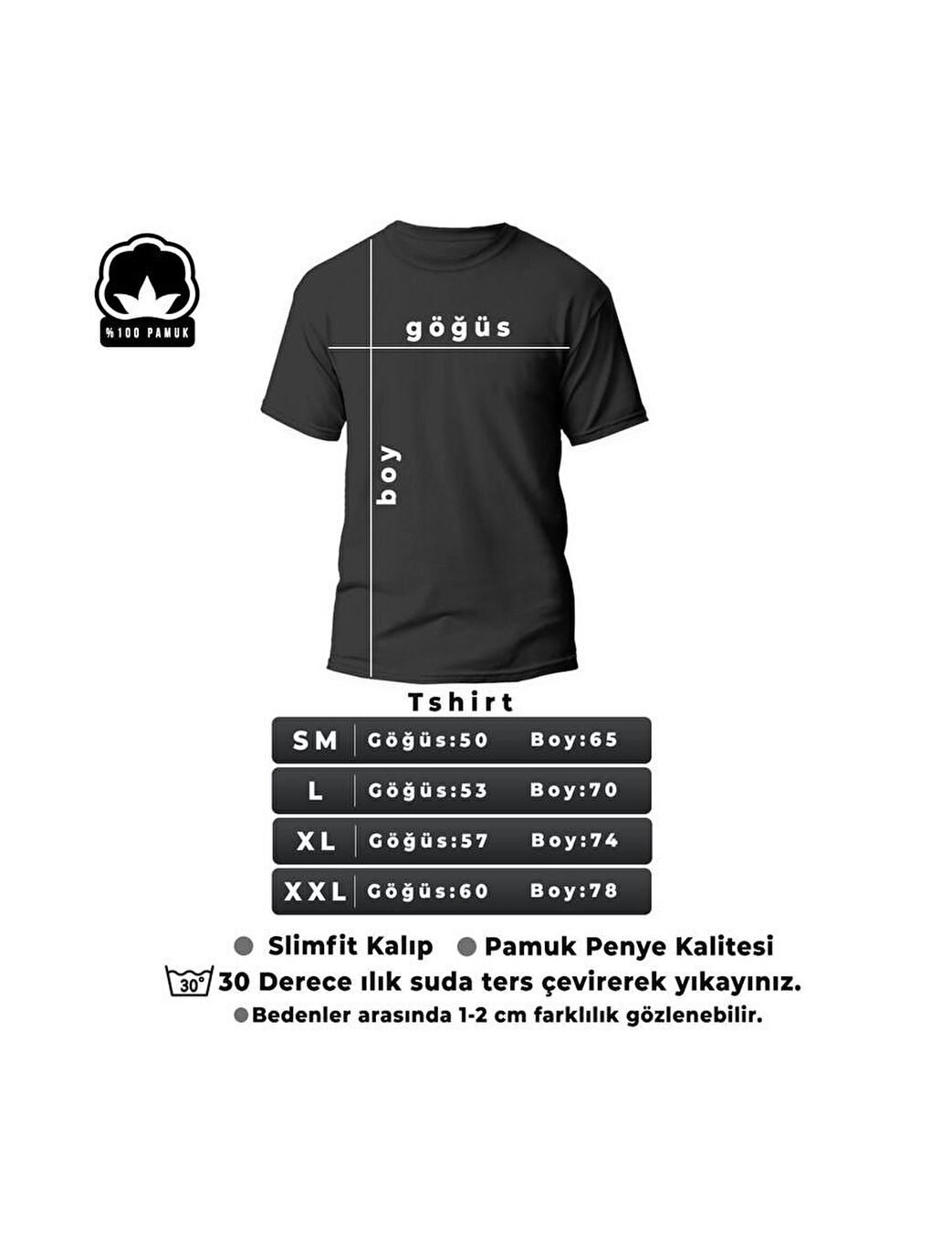 uyguntarz Siyah Unisex Positivity Tasarım Tshirt - 2