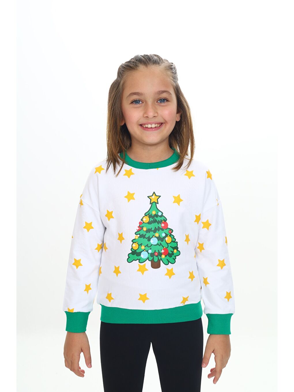 Toontoykids Beyaz Kız Çocuk Baskılı Sweatshirt