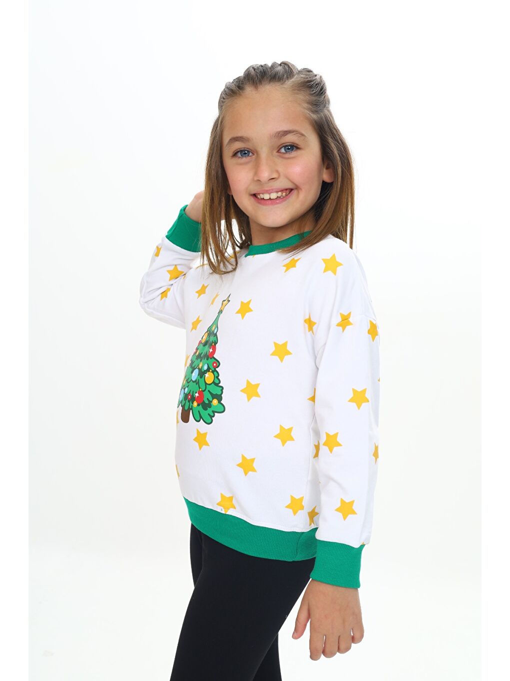 Toontoykids Beyaz Kız Çocuk Baskılı Sweatshirt - 2